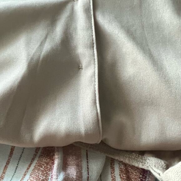 Lily Rose Woman's Tan Striped V Neckline Romper Outfit- Size S - Picture 12 of 12